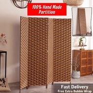 Hand made Partition / Pembahagi / Penghadang / Screen Divider / Room Divider / 4pcs Screen Folding 6
