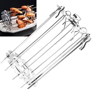 Q Grill Chicken Grill Machine Stainless Steel Grilled Cage Barbecue Kebab Maker Meat Skewer Machine Kitchen Air Fryer E