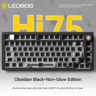 ☾ARRANGE☽ AULA LEOBOG Hi75 Aluminum BareBone Keyboard Kit 75% RGB Light Hot Swappable Custom Keyboa