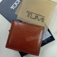 Brown Wood Fiber Tumi Wallet