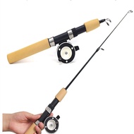 【Stock】Telescopic Fishing rod Ice fishing rod Fishing shrimp rod Fishing reel Winter fishing rod Tai