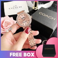Coach Women Watch Stainless Steel Ladies Women Watches Jam Tangan Wanita