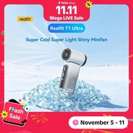 【Best-selling】Realfit T1/T1 Ultra High Speed Mini ​​Fan with 199 Levels wind, up to 10m/s High Speed