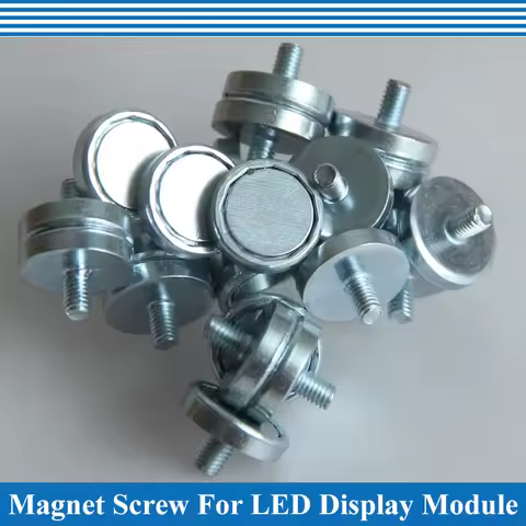 100pcs/lot M3 M4 Cylinder Magnet for LED Display Module