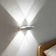 1pc 4LED Motion Sensor Night Light, Rechargeable Wireless Magnetic Wall Light, Wireless LED Stair St