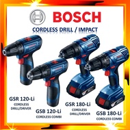 BOSCH GSB GSR 12V / 18V CORDLESS IMPACT DRILL / DRIVER GSB 120-Li , GSR 120-Li , GSB 185-Li , GSR185