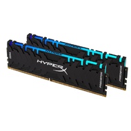 HyperX 32GB(16GBx2) 3200MHz Predator DDR4 RGB CL16 Desktop Memory XMP (HX432C16PB3AK2/32)