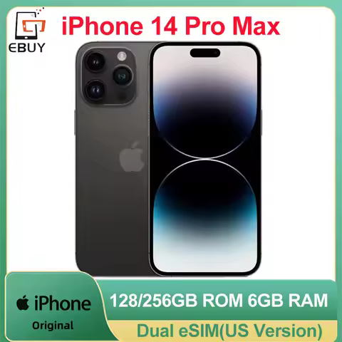 Original Apple iPhone 14 Pro Max 6.7" Face ID 128/256GB ROM 6GB RAM A16 48MP Retina OLED Unlocked 14