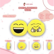 Velboa Cute Emoticon Round Doll Pillow 25CM EMOTICON PILLOW