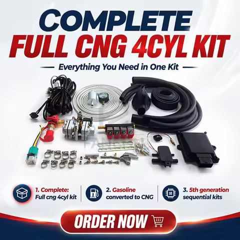 4 Cylinder Complete Conversion Kit Gnc Auto Gas Vehicular Gas Equipment Kits for Cars Cng Conversion