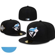 New stock embroidery BLUEBIRYTeam59FIFTY men's and women's hats, fully enclosed hats, embroidered ha