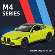 1:32 BMW M4 Coupe sports car High Simulation Diecast Metal Alloy Model Sound Light Pull Back Collect