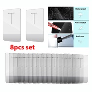 8pcs Car Transparent Anti Scratch Protectors for Trunk Bike Rack Bicycle Car Racks Protection Pads