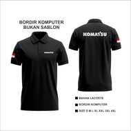 KEMEJA Embroidered Komatsu Clothes Embroidered Komatsu Polo Komatsu T-shirts / Embroidered Komatsu S