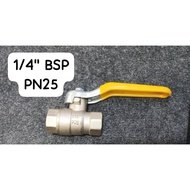 ITALY ITALVALVOLE 320# FULL BORE BALL VALVE PN25 BSP THREAD 1/4" 3/8" 1/2" 3/4" 1" I BRAND