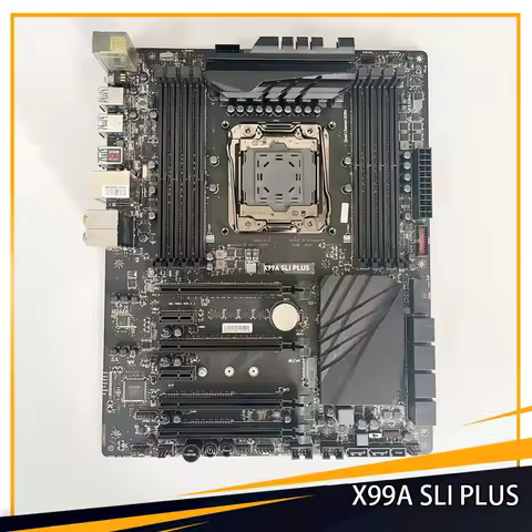 X99A SLI PLUS Motherboard LGA 2011-3 DDR4 128G SATA3*10 M.2 USB3.0/3.1 ATX X99