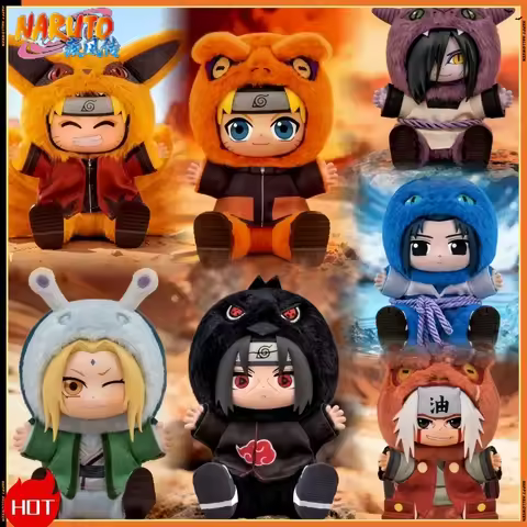 Original Eaki Naruto Shippuden Party 2.0Blind Box Cute Cartoon Backpack Pendant Keychain Anime Perip