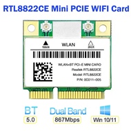 Wifi 5 Card Wireless Realtek 8822CE RTL8822CE Bluetooth 5.0 AC Mini Pcie pci-e RTL8822
