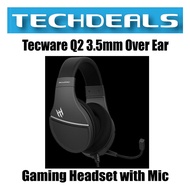 Tecware Q2 3.5mm Over Ear Gaming Headset with Mic