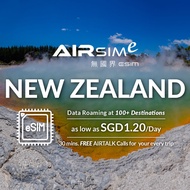 AIRSIMe Global Travel Prepaid eSIM - New Zealand