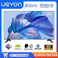 WEYON TV Smart Android 50 inch 55 inch 65 inch TV 4K UHD TV Digital 65 inch Full HD Android 11.0 Te