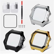 For Casio AE1200 case mod kit modification all metal case 3299 AE-1200 bezel glass waterproof stainl