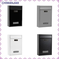 [chiwanji4x] Wall-mounted Mailbox with Combination Lock, Ideal for Gated Communities, Easy Installat
