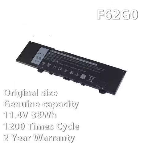 New 38Wh F62G0 Laptop Battery For Dell Inspiron 13 7370 7373 7380 7386 Vostro 5370 P83G PG83G001 P87