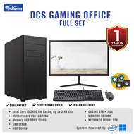 Pc Komputer Rakitan Office Gaming Editing Fullset Core i5 2400 RAM 8GB Fullset Monitor 19 Inch - Bar