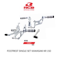 RACING BOY FOOTREST SINGLE SET KAWASAKI KR150