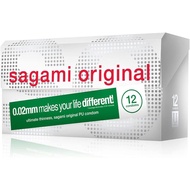 SAGAMI ORIGINAL 0.02 PU CONDOM STANDARD 12S PACK