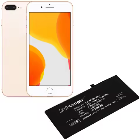 2690mAh/2900mAh/3300mAh Battery 616-00367 for Apple iPhone 8 Plus, iPhone 8+, A1864, MQ8F2LL/A, MQ8E