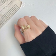 QrhYK 4 Pcs Bohemian Geometric Rings Sets Knuckle Finger Ring Set For Women Fashion Jewelry Gift new