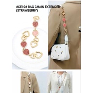 CE10 BAG CHAIN EXTENDER - STRAWBERRY