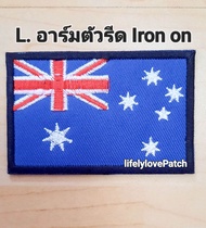 ธง ออสเตรเลีย ธงชาติ Australia 🇹🇭 สินค้าไทย งานตรงปก 📛 สินค้าพร้อมส่ง อาร์มธงชาติ Flags of the wolrd