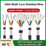 UL2464 Shielded Wire AL Braided Tin Plated Servo Signal Transmission Line Anti-interference Signal L