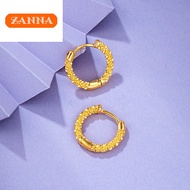 916 gold original earrings new car flower star ear buckle for women