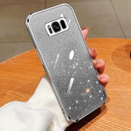 For Samsung Galaxy S8 Plus S8+ Case Soft Silicone Plating Bling TPU Back Cover Phone Casing