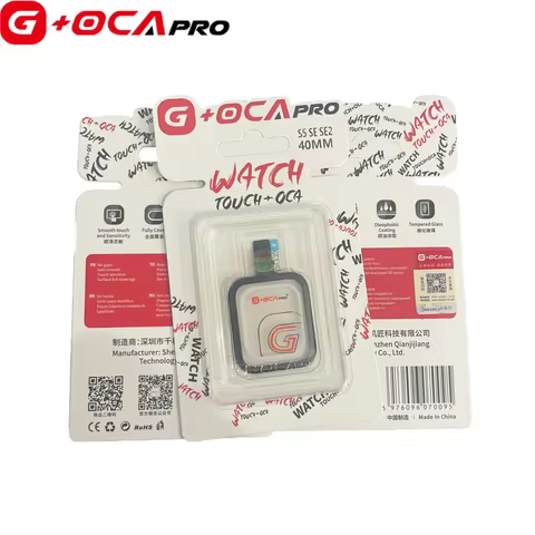 G+OCA Pro Touch Screen Digitizer Glass Lens Panel For Apple Watch Series SE3 4 5 6 S3 S4 S5 S6 38mm 
