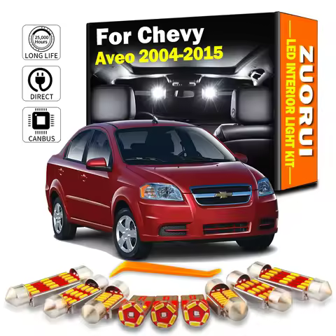 ZUORUI LED Interior Map Dome Light Bulb Kit For Chevrolet Chevy Aveo 2004 2005 2006 2007 2008 2009 2