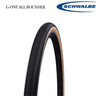 TIRE SCHWALBE 700x35C G-ONE ALL-ROUND TUBELESS READY BLACK &amp; SKINWALL