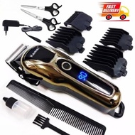 Kemei KM-1990 เครื่องตัดผมมืออาชีพ เครื่องตัดผมชาร์จไฟฟ้า ปัตตาเลี่ยนไร้สาย ใช้ได้ทั้งเด็กและผู้ใหญ่