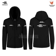 Hoodie Zipper Resleting Balap Formula E ABB FIA DHL