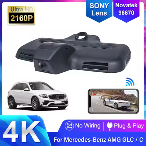 4K 2160P Car DVR Dash Cam Rear View for Mercedes Benz GLC glc250d glc350d glc43 glc63 x253 c253 C Cl