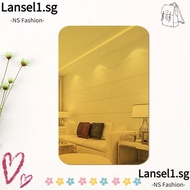 NS Mirror Wall Stickers Acrylic LIvingroom Self-adhesive Oval Rectangle