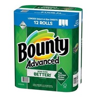 全新---Bounty 隨意撕特級廚房紙巾 107張