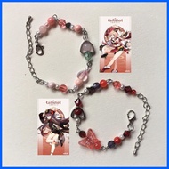 ◮ ☌ ◿ yanfei and hutao (genshin impact) handmade braceletmydearkei.co