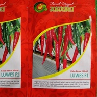 [Jt-F18] Benih Cabe Merah Besar Luwes F1 Isi 10 Gram Bibit Cabe Merah