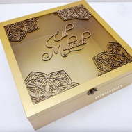 Eid wooden Box 30 x 40 cm