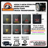 42CM X 46CM 3 TON PVC MUDFLAPS HINO ISUZU FUSO TRUCK TRANSFORMER AUTOBOT DECEPTICON PRICE FOR 1PCS G